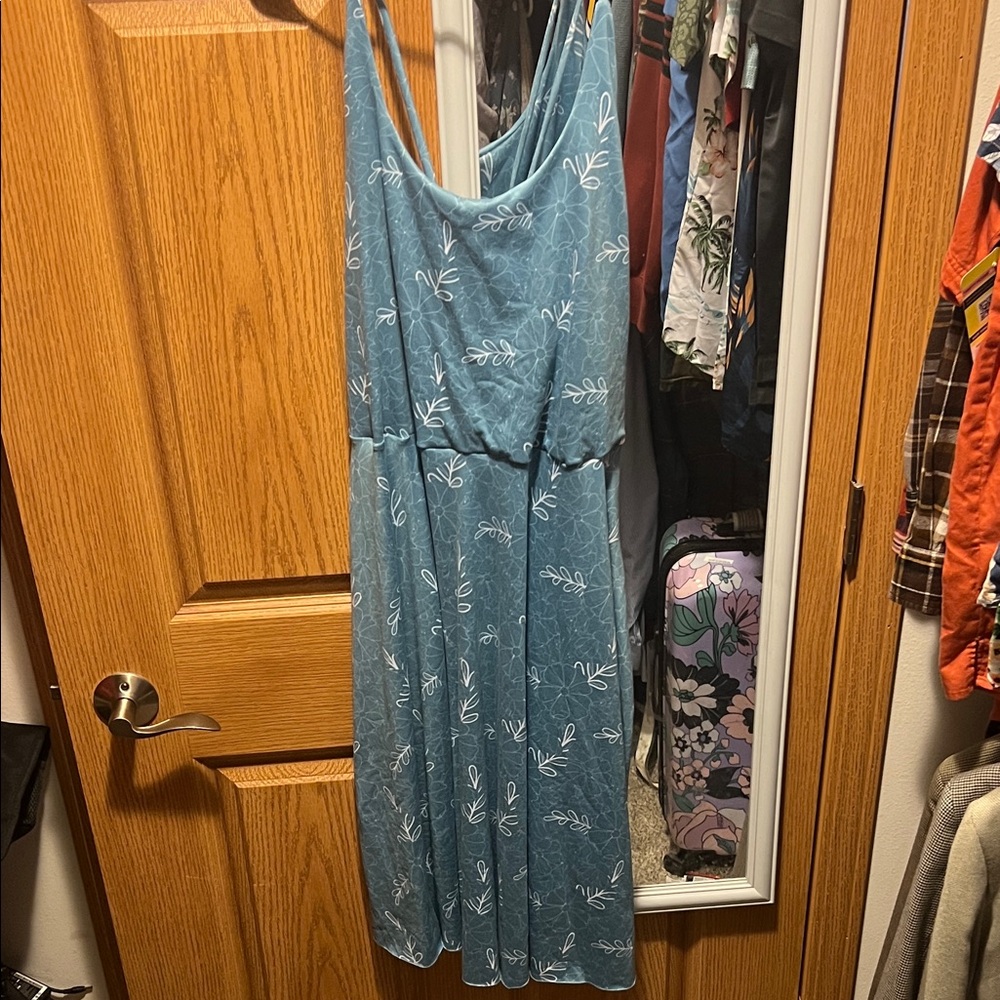 Homemade Blue Floral Dress